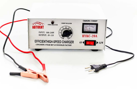 Зарядное устройство для автомобильных аккумуляторов АвтоХит {6/12/24В, 3 степени защиты} (20А)