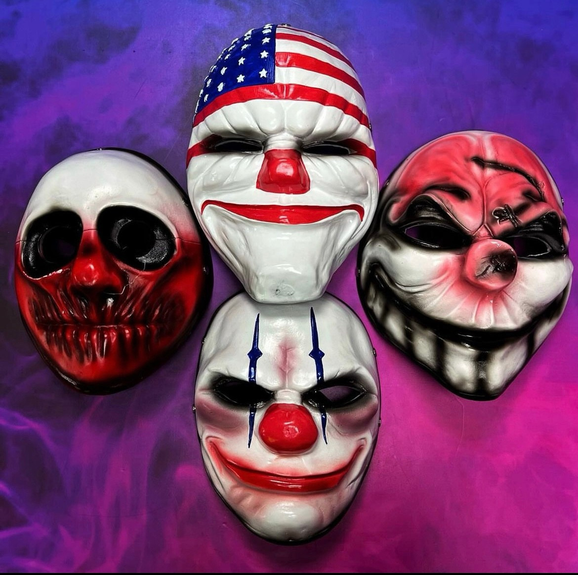 Маски из игры Payday (в ассортименте)