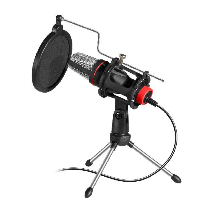 Игровой стрим микрофон Defender Forte GMC 300 черный - фото 1 - id-p112826065