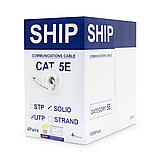 Кабель сетевой, SHIP, D135-VS, Cat.5e, UTP, 30В, 4x2x1/0.455 мм, PVC, 305 м/б, фото 2