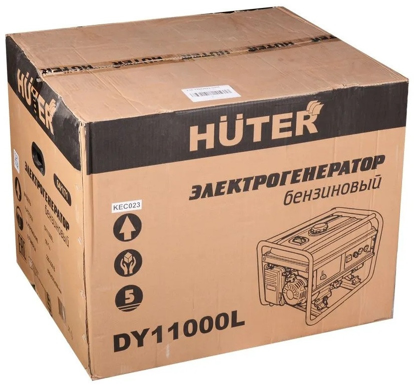 Электрогенератор Huter DY11000L 64/1/71 (9 кВт, 220 В, ручной старт, бак 25 л) - фото 7 - id-p100308310