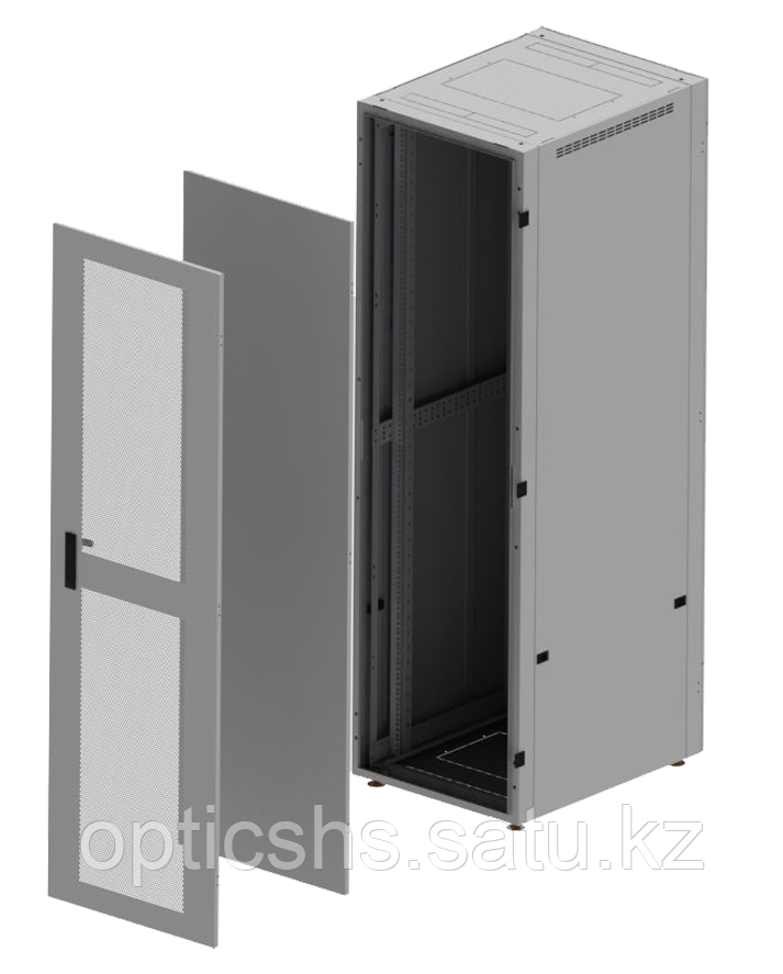 Шкаф серверный (телекоммуникационный) EcoNet-24U-600-600 (дверь перфорированная или металлическая) - фото 1 - id-p112845949