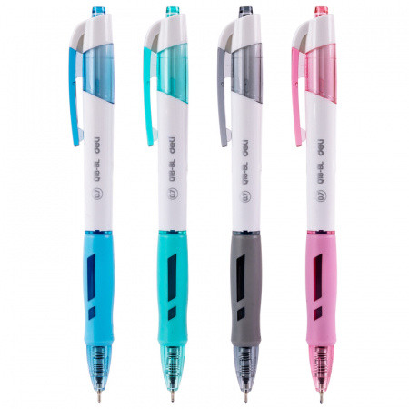 Ручка шариковая DELI "Arris Q18" автоматическая, 0,7 мм, синяя - фото 1 - id-p112846151