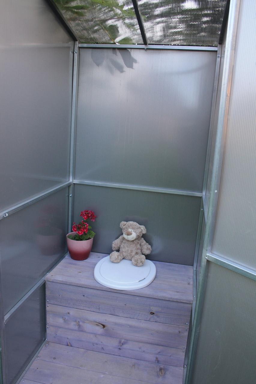 Дачный туалет Агросфера из поликарбоната Woggel - фото 1 - id-p112846191