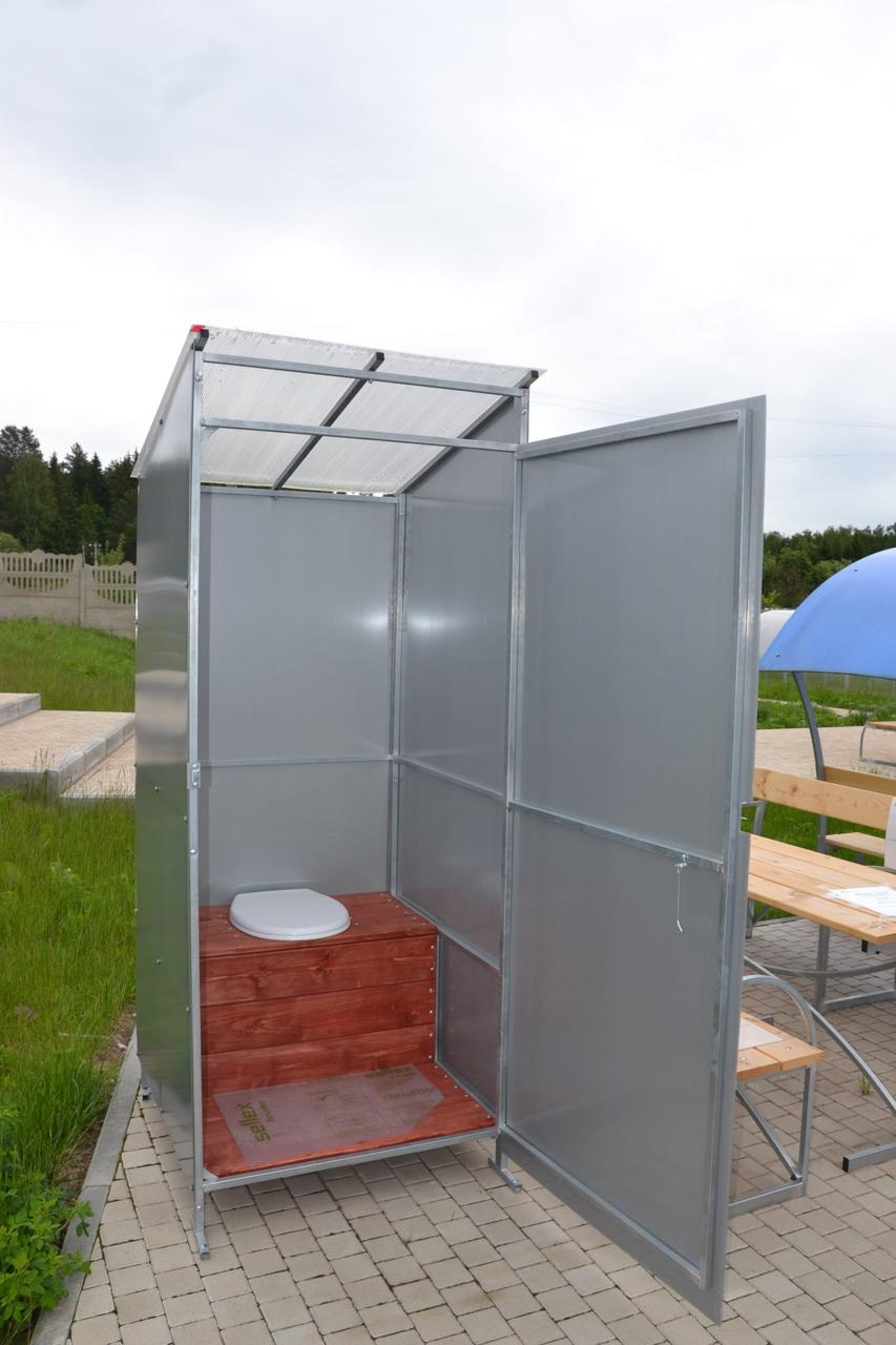 Дачный туалет Агросфера из поликарбоната Woggel - фото 4 - id-p112846191
