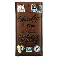 Chocolove, Бельгийский Тёмный шоколад Coffee Crunch, 55% какао (90 г)