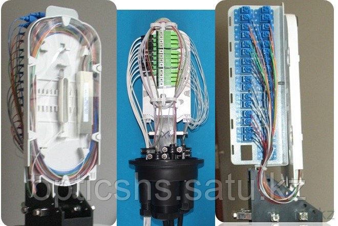 Оптическая муфта OK-FTTH-A32 SC с возможностью установки оптических сплиттеров - фото 1 - id-p112846378