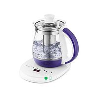 Чайник Kitfort КТ-6130-1 бело-фиолетовый 2-016075