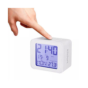 Часы с термометром Kitfort КТ-3303-2 белый 2-015863, фото 2