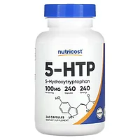 Nutricost, 5-HTP, 100 мг, 240 капсул