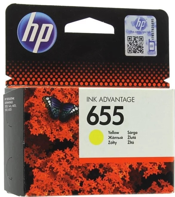 Картридж HP CZ112AE Yellow #655 DJ