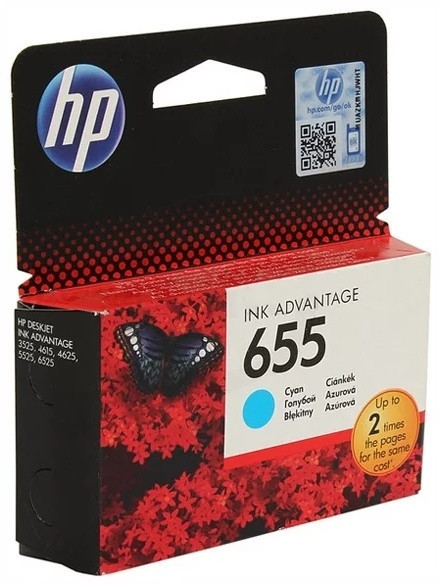 Картридж HP CZ110AE Cyan #655 DJ