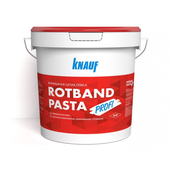 Финишная шпаклевка Knauf Rotband Pasta Profi 18 кг - фото 1 - id-p112846808