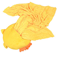 Игрушка-подушка с пледом Сова 3 в 1, желтый (4742), фото 2