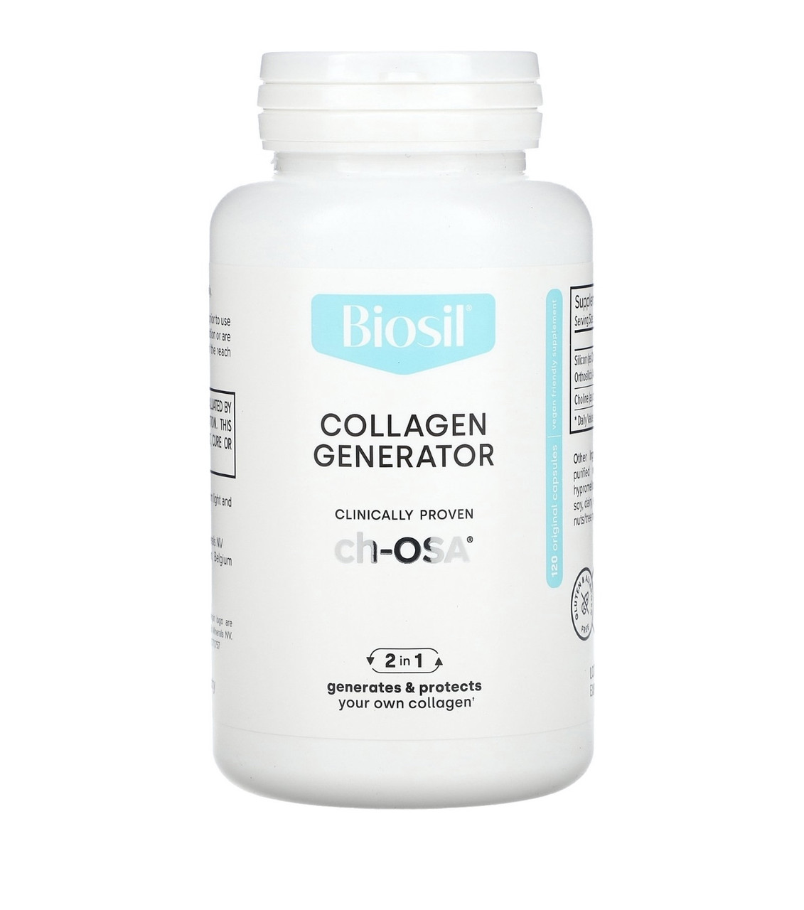 Biosil средство для стимулирования производства коллагена, 120 капсул - фото 3 - id-p112847056