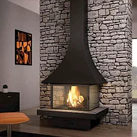 Настенный камин Julietta 985 со стеклом