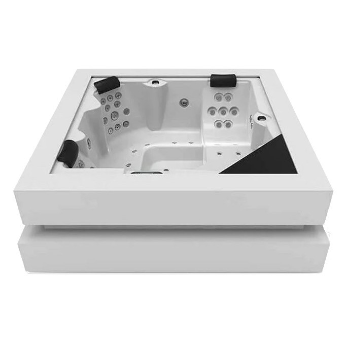 Встраиваемый спа-бассейн Aquavia Cube Размеры 231x231x78 см