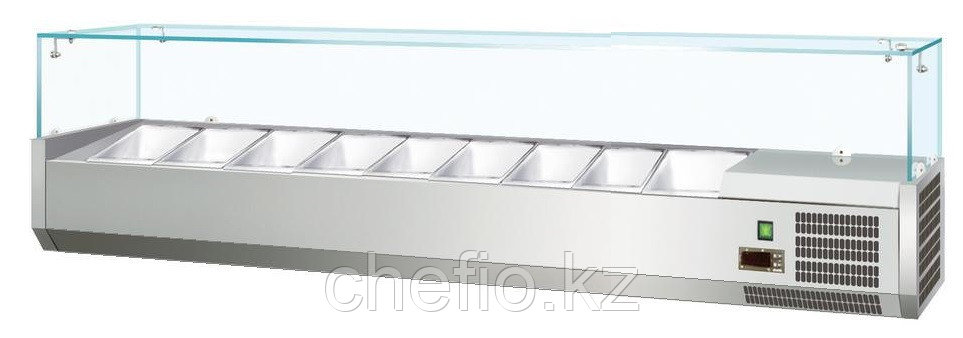 Витрина холодильная для ингредиентов 9*GN1/3 -150 мм Koreco VRX2000380(395II) - фото 1 - id-p112848096