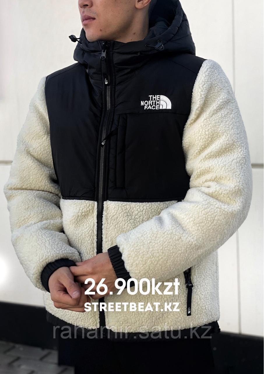 Куртка TNF двухст тедди чер бел 222