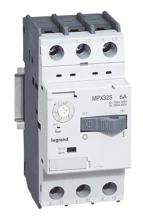Автоматический выключатель для защиты электродвигателей MPX3 T32S 0,4A 100kA | 417302 | Legrand - фото 1 - id-p112850744