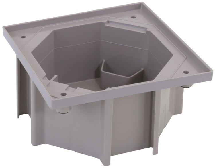 Simon Connect Монтажная коробка под влагостойкую основу, установка в бетон.стяжку, цвет серый | KGE170-23 | - фото 1 - id-p112876042