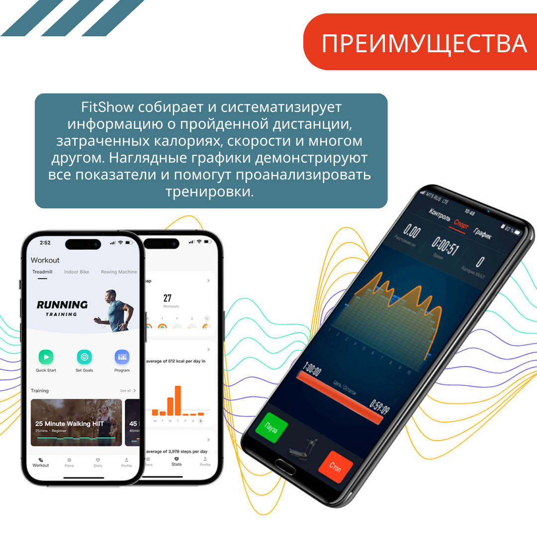 Беговая дорожка MyFit Pro 1.0 от Casa&More - фото 9 - id-p111621828