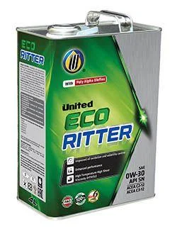 Eco Ritter 0W/30, 4 литра - фото 1 - id-p112882466