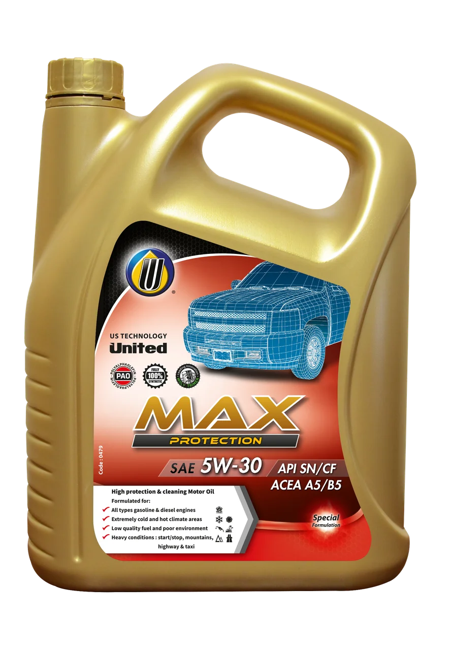 MAX Protection 5w-30 ACEA A5/B5 API SN/CF, 4 литра - фото 1 - id-p112882480