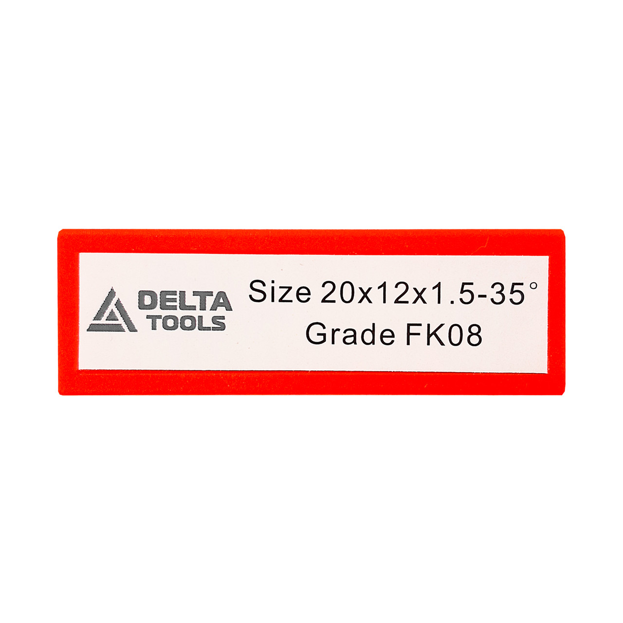 Пластина твердосплавная DELTA TOOLS 20x12x1,5 мм 35° FK08 для МДФ, ДСП red box - фото 6 - id-p112884419