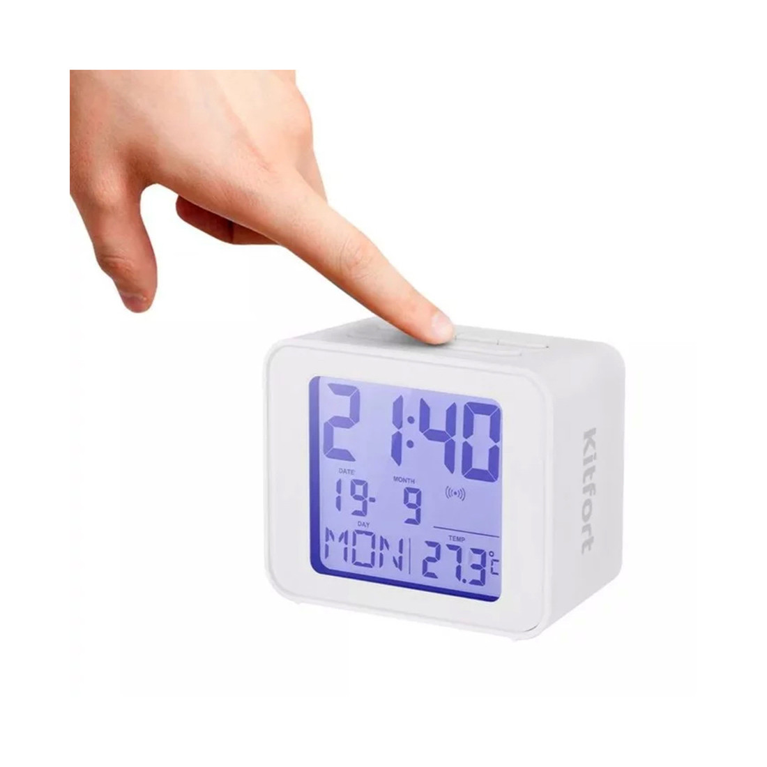 Часы с термометром Kitfort КТ-3303-2 белый - фото 2 - id-p112805725