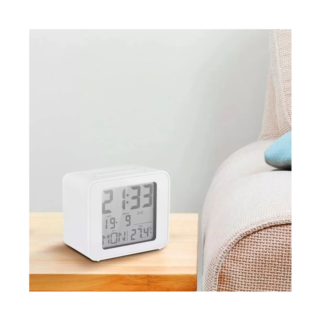 Часы с термометром Kitfort КТ-3303-2 белый - фото 3 - id-p112805725