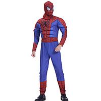 Костюм Человек Паук взрослый красно-синий вид 1