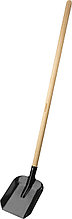 Совковая лопата, тип ЛСП, ЗУБР Мастер, 346х235х1375мм, полотно 1.6мм, закалено, дерев. черенок высш. сорт