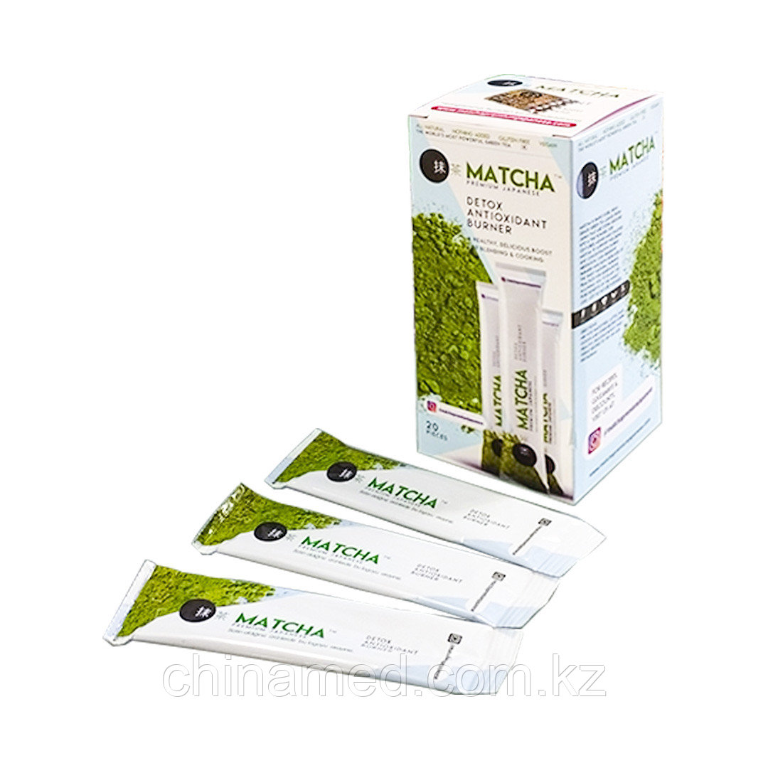 Чай Матча (маття) Matcha Detox Antioxidant Burner для очищения, тонуса и похудения