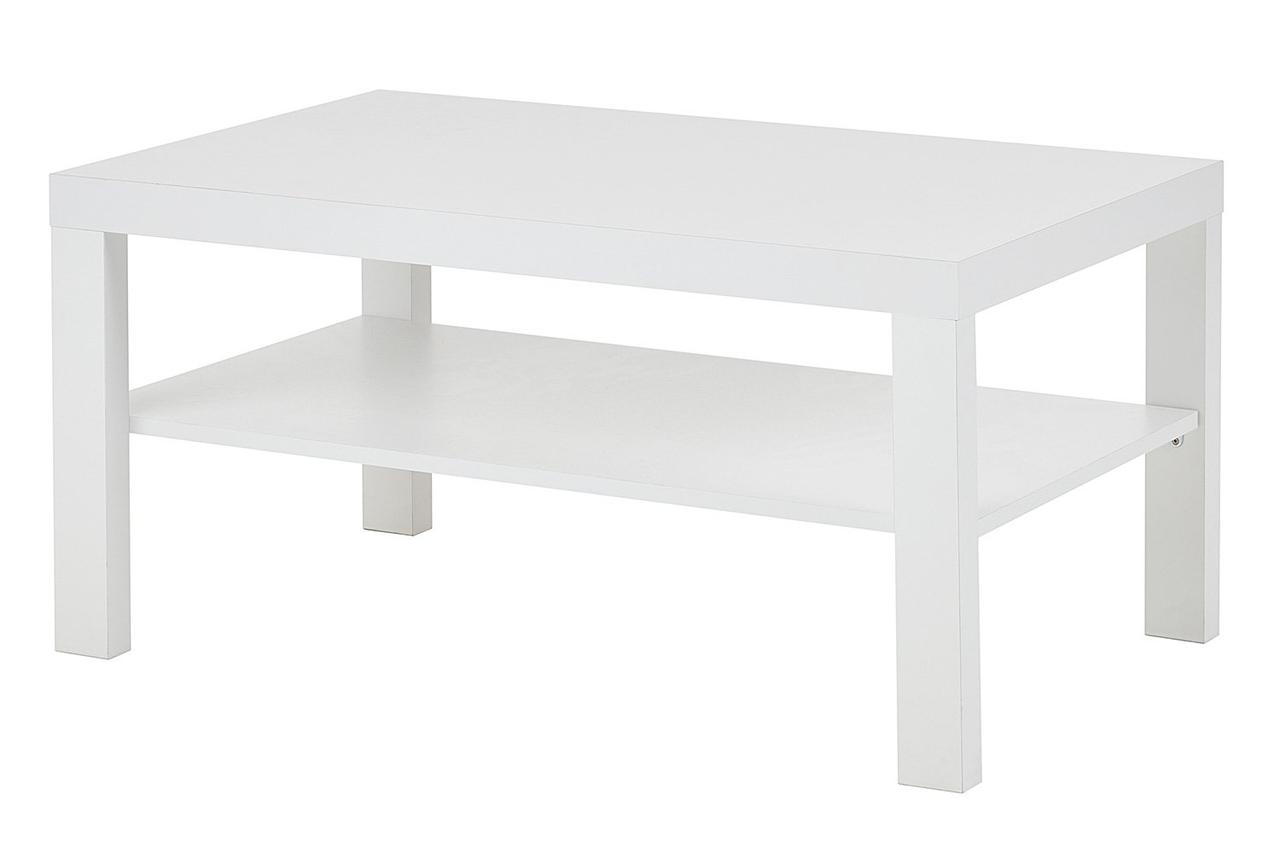 Журнальный стол Калгари белый 90x55 см