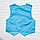 Жилет детский казахский национальный размер 36-38 синий, фото 3