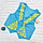 Жилет детский казахский национальный размер 36-38 синий, фото 4