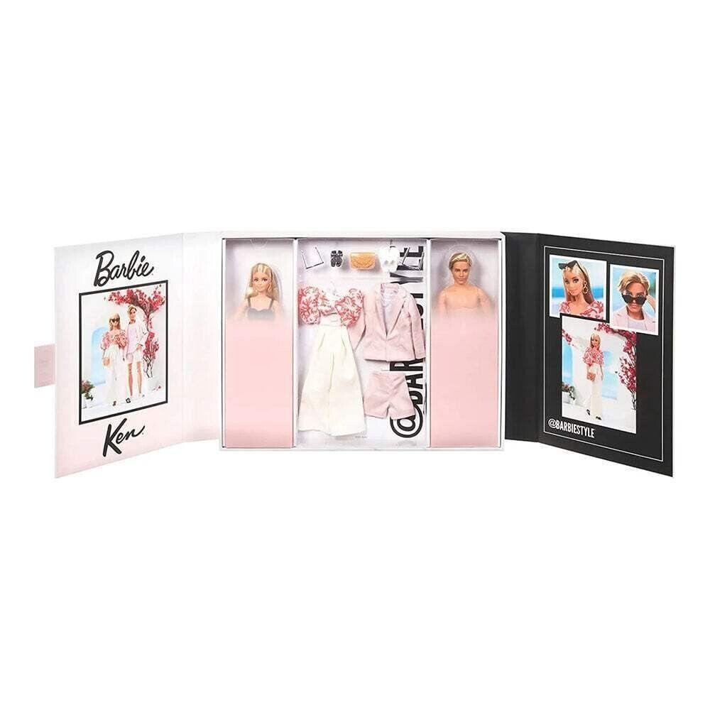 Barbie Коллекционный набор Барби и Кен в с комплектом отпускной одежды и купальными костюмами - фото 2 - id-p112846623