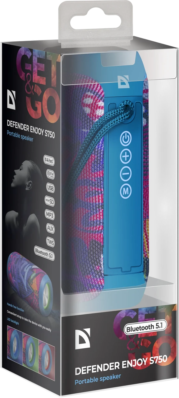 Defender 65751 Колонка портативная Enjoy S750 граффити
