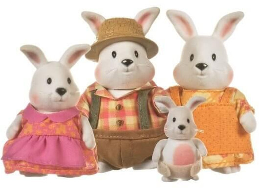 Набор фигурок Li'l Woodzeez Семья Кроликов