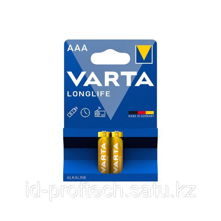 Батарейка VARTA Longlife Micro 1.5V - LR03- AAA (2 шт) - фото 1 - id-p112902566
