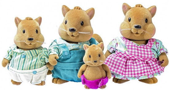 Набор фигурок Li'l Woodzeez Семья Белок