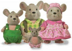 Набор фигурок Li'l Woodzeez Семья Мышей