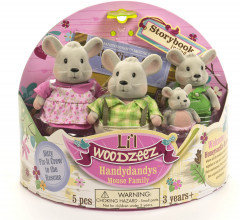 Набор фигурок Li'l Woodzeez Семья Мышей