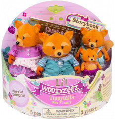 Набор фигурок Li`l Woodzeez Семья Лисичек