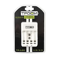 Зарядное устройство ТРОФИ TR-120 4AA/AAA/9v