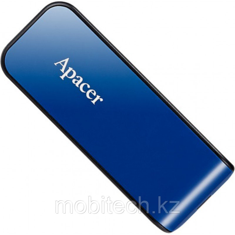 HDD SSD DVD Флешка USB, MicroSD USB Apacer AH334, 16GB, Синий Flash AP16GAH334U-1, USB 2.0, blue