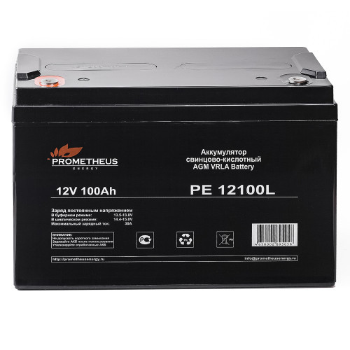 PROMETHEUS ENERGY PE 12100L сменные аккумуляторы акб для ибп (PE 12100L) - фото 1 - id-p112909094