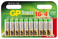 Батареялар GP SUPER Alkaline (AA), 20 дана.