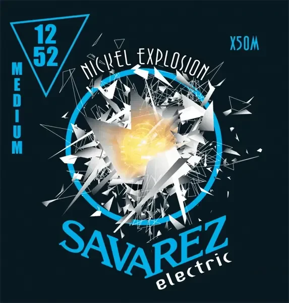 Струны для электрогитары никелированные, Savarez Explosion 12-52 X50M